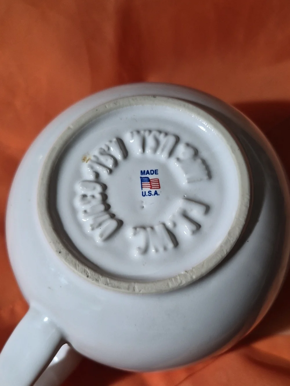 Ally McBeal 1990s TV Show  Oversize Ceramic Coffee Mug with Blue Logo